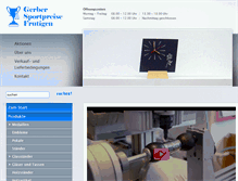 Tablet Screenshot of gerber-sportpreise.ch